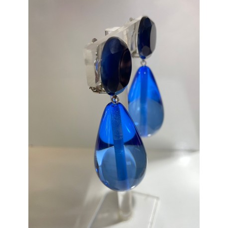 CAYENNE Bleu - Francine BRAMLI Paris Bijoux