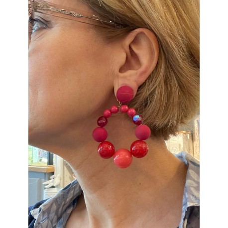 BASTILLES Corail - Francine BRAMLI Paris Bijoux